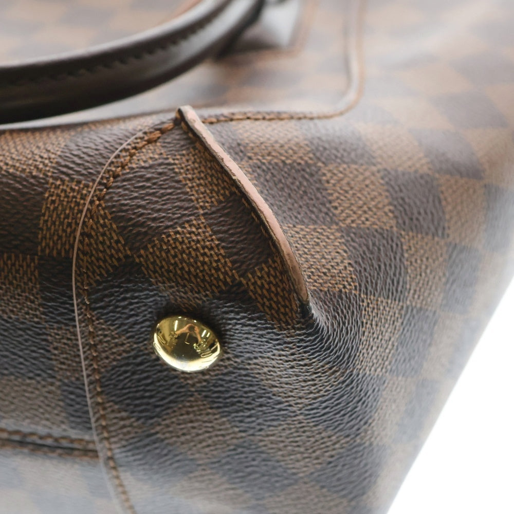 LOUIS VUITTON(ルイヴィトン) ダミエ カイサ トートPM 2WAYバッグ ハンドバッグ ショルダーバッグ ブラウン×ピンク レザー×PVC N41554 ゴールド金具 レディース