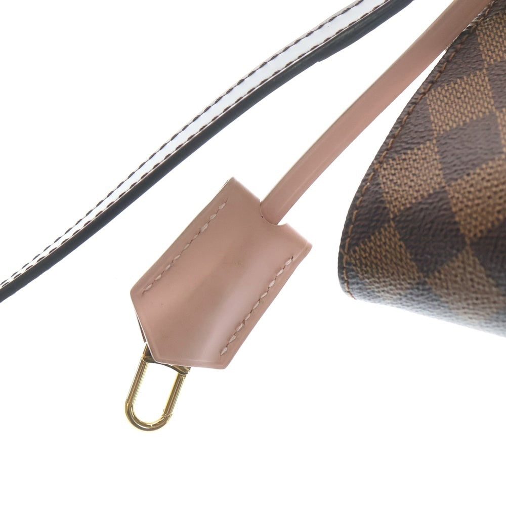 LOUIS VUITTON(ルイヴィトン) ダミエ カイサ トートPM 2WAYバッグ ハンドバッグ ショルダーバッグ ブラウン×ピンク レザー×PVC N41554 ゴールド金具 レディース