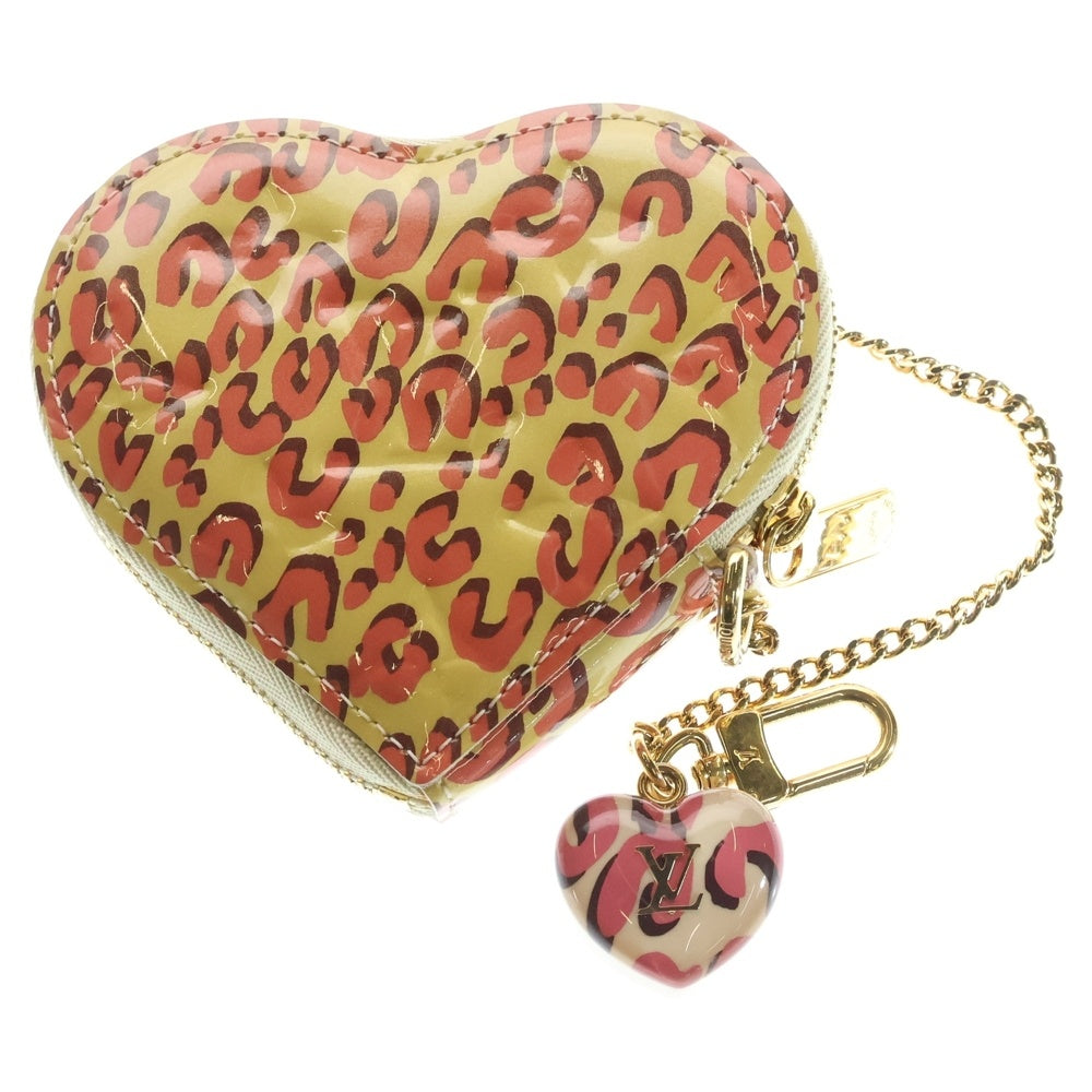 LOUIS VUITTON(ルイヴィトン) ヴェルニレオパード ポルトモネ・クール ハート コインケース 小銭入れ パテント M91473