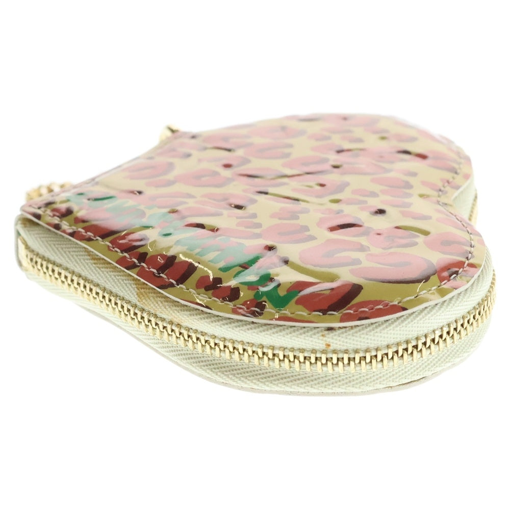 LOUIS VUITTON(ルイヴィトン) ヴェルニレオパード ポルトモネ・クール ハート コインケース 小銭入れ パテント M91473