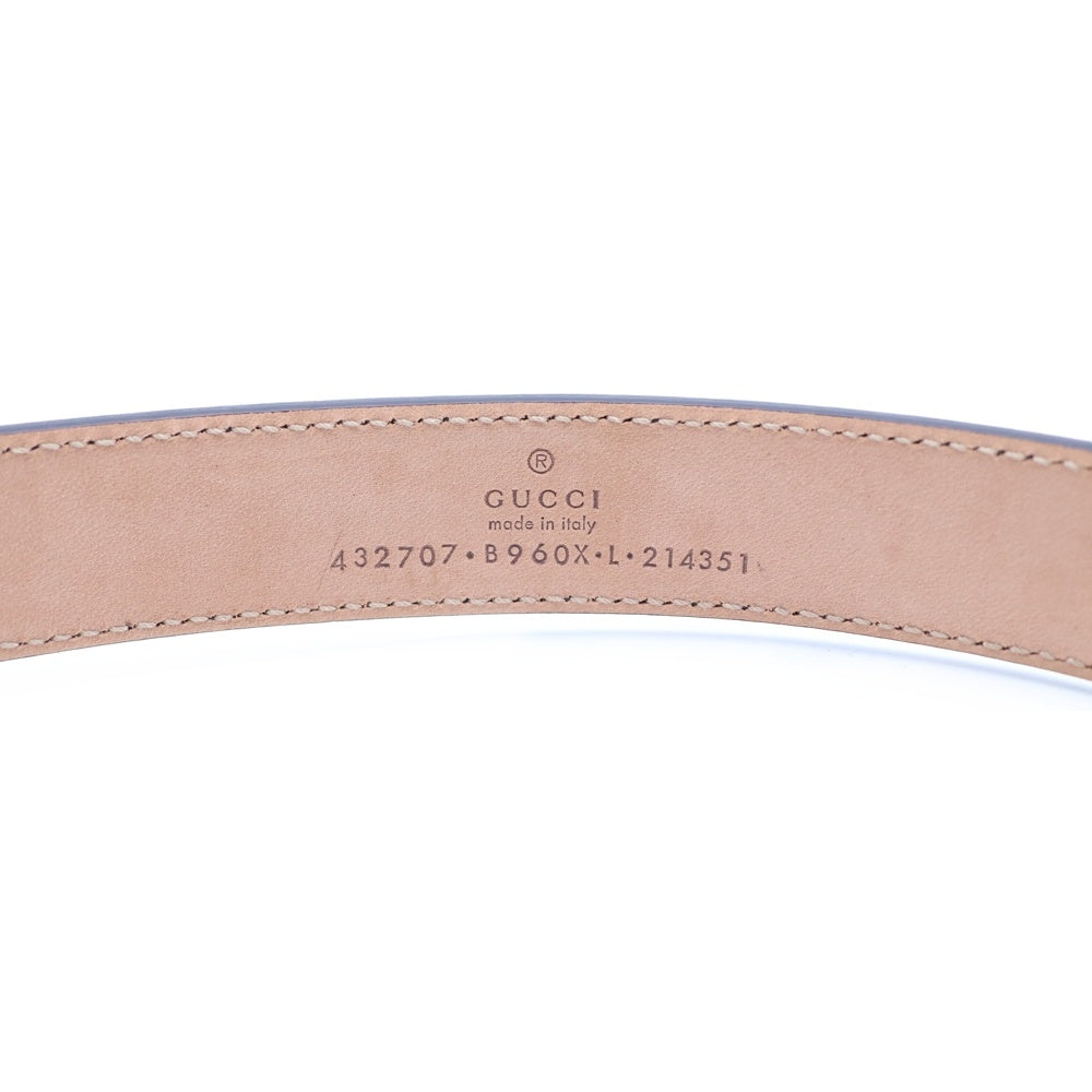 GUCCI(グッチ) GGマーモント ベルト ブラック レザー 432707 レディース