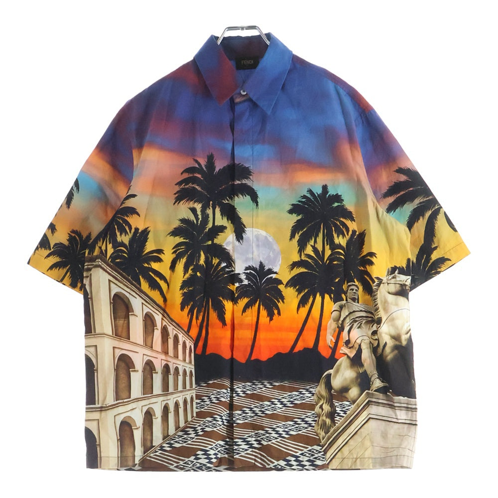 FENDI(フェンディ) ハーフスリーブアロハシャツ マルチ FS1288 12CPZ-24-23
