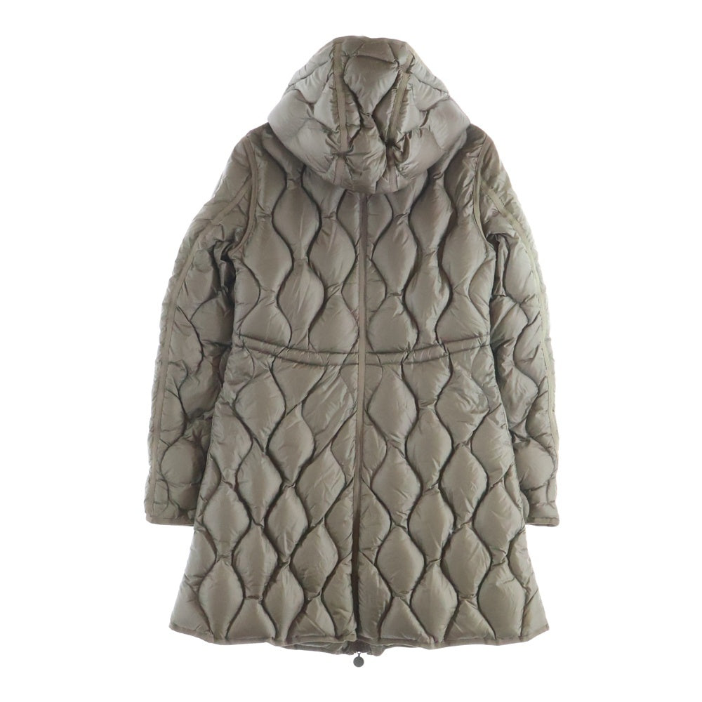 MONCLER(モンクレール) LON ロンフーデッドダウンコート ベージュ 22093497405 レディース