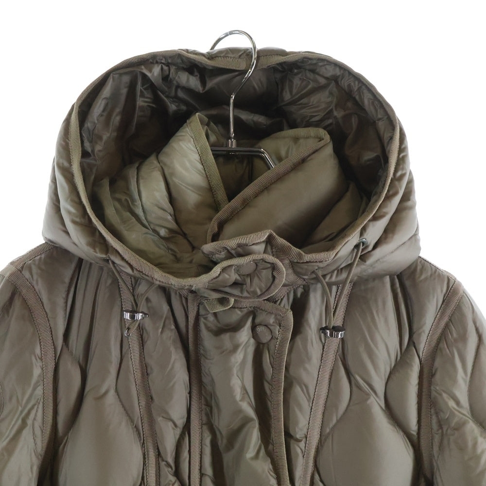 MONCLER(モンクレール) LON ロンフーデッドダウンコート ベージュ 22093497405 レディース