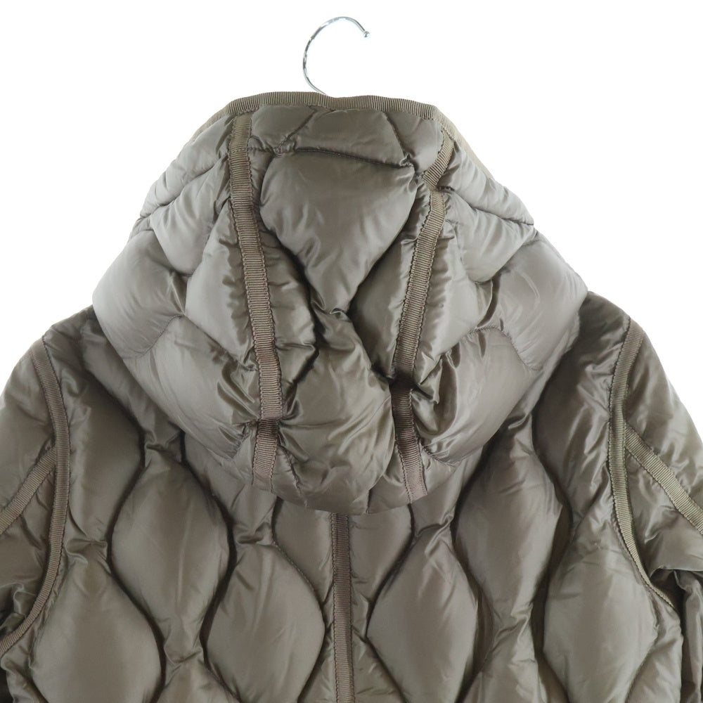 MONCLER(モンクレール) LON ロンフーデッドダウンコート ベージュ 22093497405 レディース
