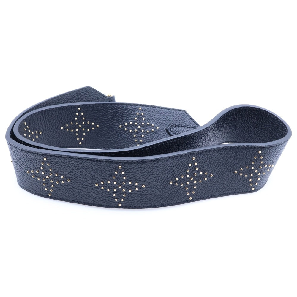 LOUIS VUITTON(ルイヴィトン) モノグラム アンプラント ナノスピーディ 2WAYバッグ ボストンバッグ ショルダーバッグ ミニバッグ ブラック スタッズ レザー M46745 ゴールド金具 レディース