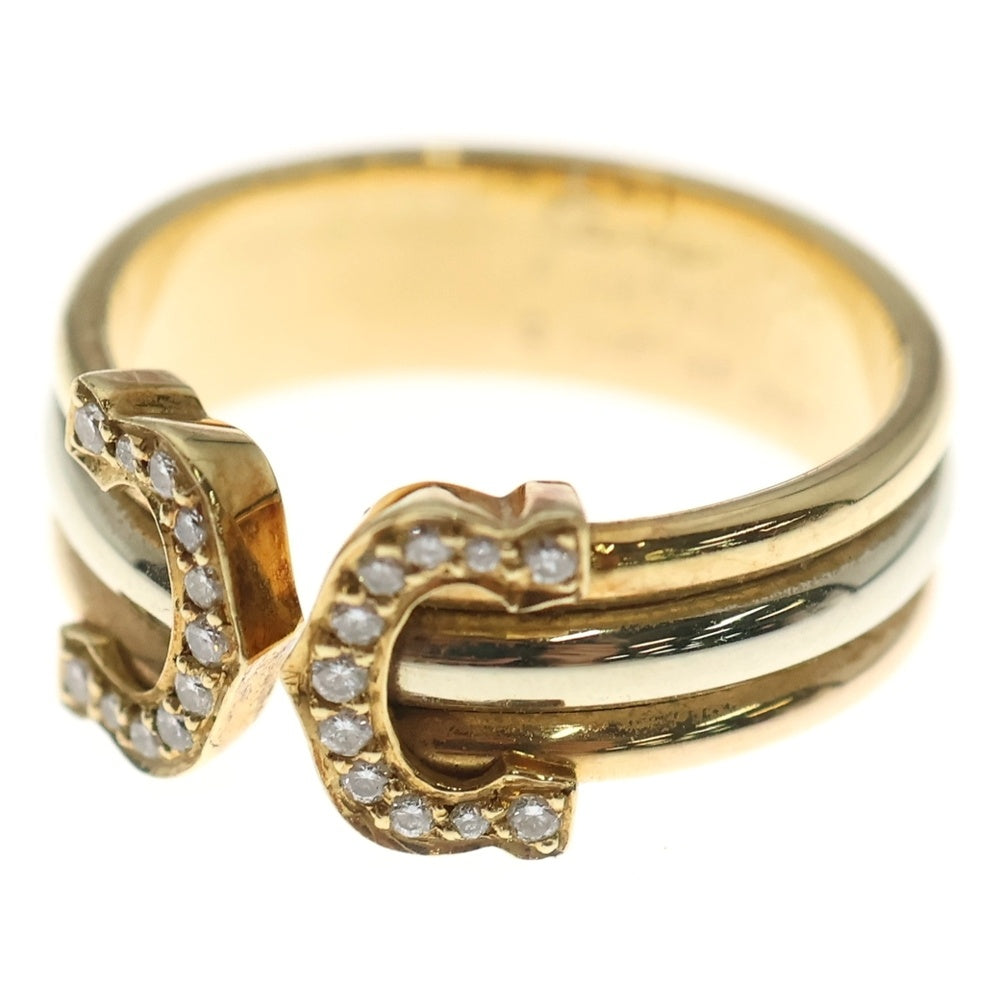Cartier(カルティエ) C2 ダイヤ リング 指輪 ゴールド 750 #51 4.7g レディース