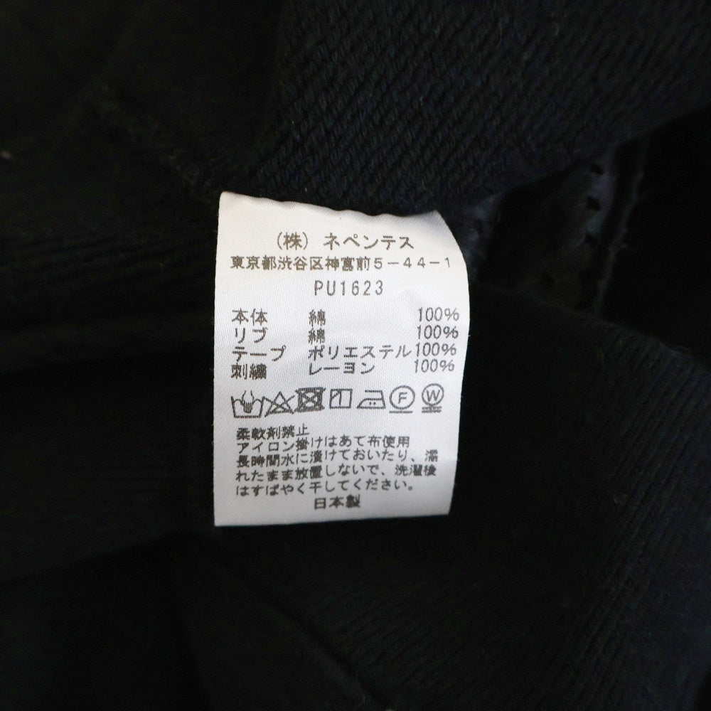 Needles(ニードルス) LHP別注 Track Hoodie トラックフーディ プルオーバーパーカー ブラック PU1623