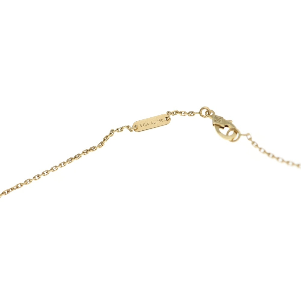 Van Cleef & Arpels(ヴァンクリーフアンドアーペル) ヴィンテージアルハンブラ ネックレス マラカイト イエローゴールド Au750YG VCARO9VA00 ジュエリー レディース