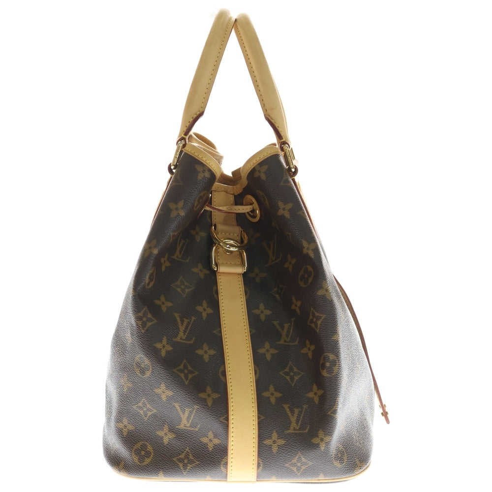 LOUIS VUITTON(ルイヴィトン) モノグラム ネオハンドバッグ ショルダーバッグ ブラウン レザー×PVC M40372 ゴールド金具 レディース