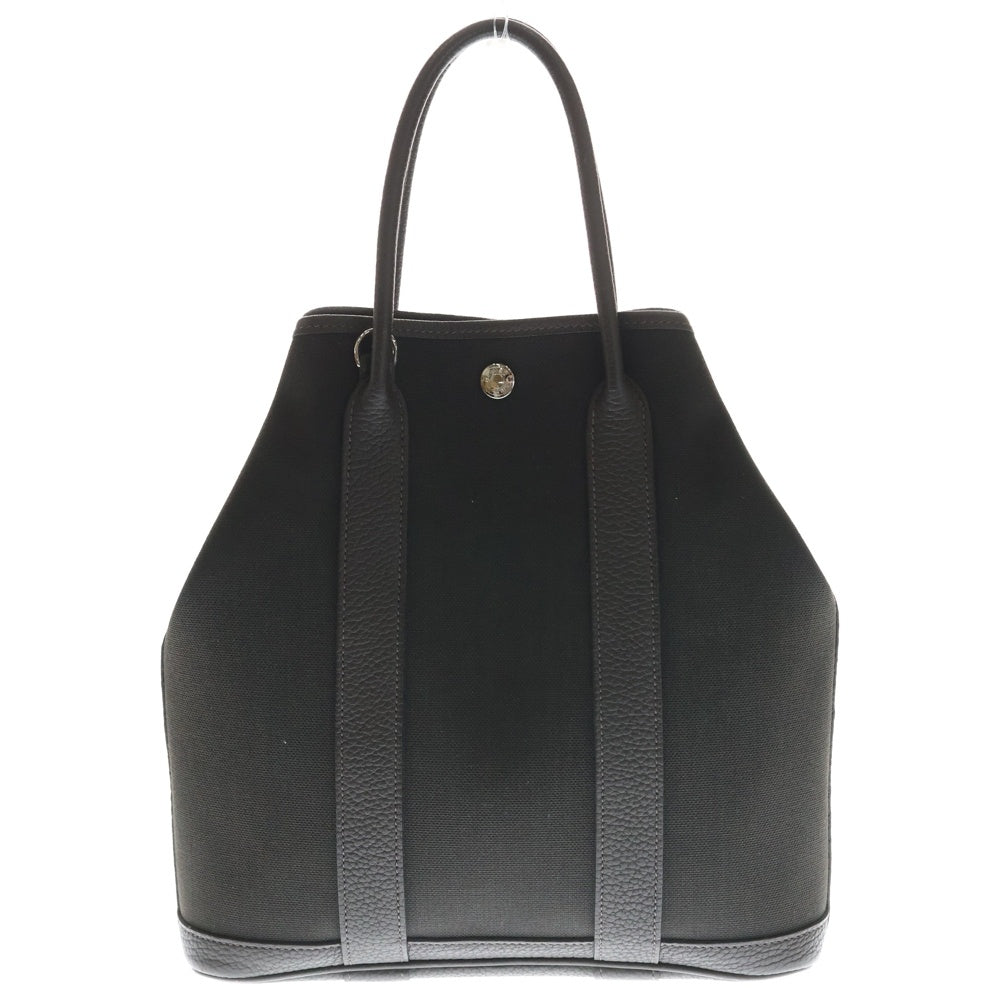 HERMES(エルメス) ガーデンファイルPM 2WAY ショルダーバッグ トートバッグ Z刻印 ブラウン レディース