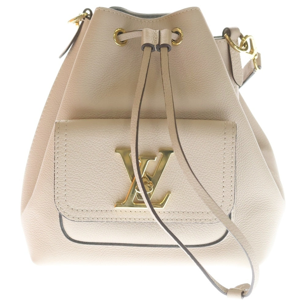 LOUIS VUITTON(ルイヴィトン) ロックミー バケットNV ハンドバッグ ショルダーバッグ ベージュ レザー M57688