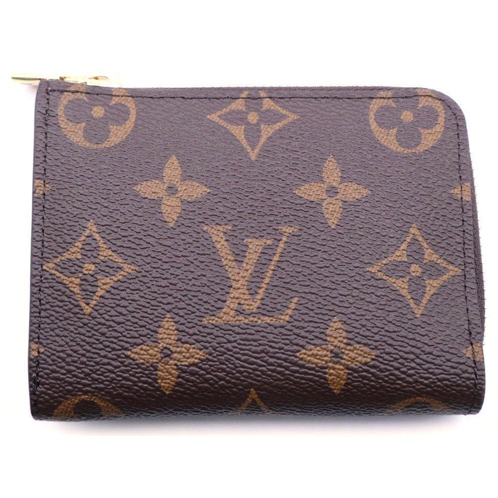 LOUIS VUITTON(ルイヴィトン) モノグラム ポルトフォイユ・ノア コンパクトウォレット 財布 コインケース ブラウン×ピンク M25698 ゴールド金具 レディース