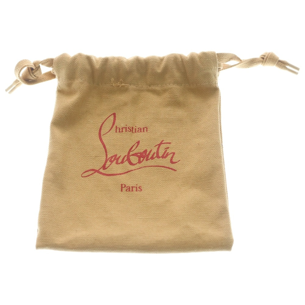 CHRISTIAN LOUBOUTIN(クリスチャンルブタン) パネトーネ コインケース ミニ財布 ブラック レザー ブラック金具 レディース