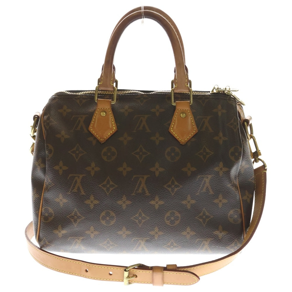 LOUIS VUITTON(ルイヴィトン) モノグラム スピーディバンドリエール25 2WAYバッグ ボストンバッグ ショルダーバッグ ハンドバッグ ブラウン レザー×PVC M41113 ゴールド金具 レディース