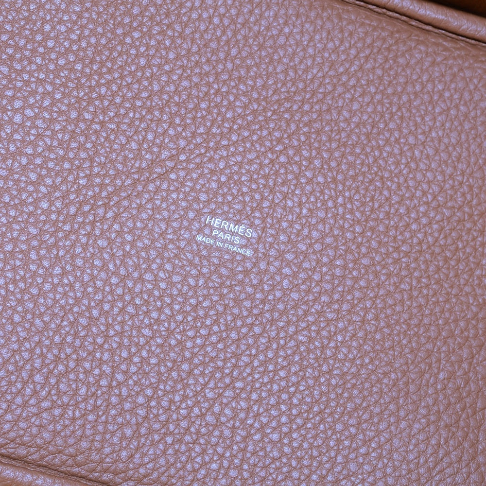 HERMES(エルメス) ピコタンロックMM ハンドバッグ トリヨン ゴールド シルバー金具 K刻印 レディース