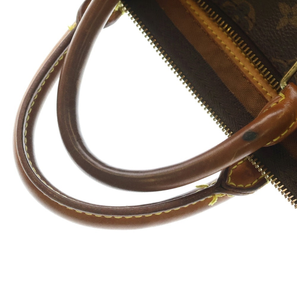 LOUIS VUITTON(ルイヴィトン) モノグラム スピーディ35 ハンドバッグ ボストンバッグ ブラウン レザー×PVC M41107 ゴールド金具 レディース