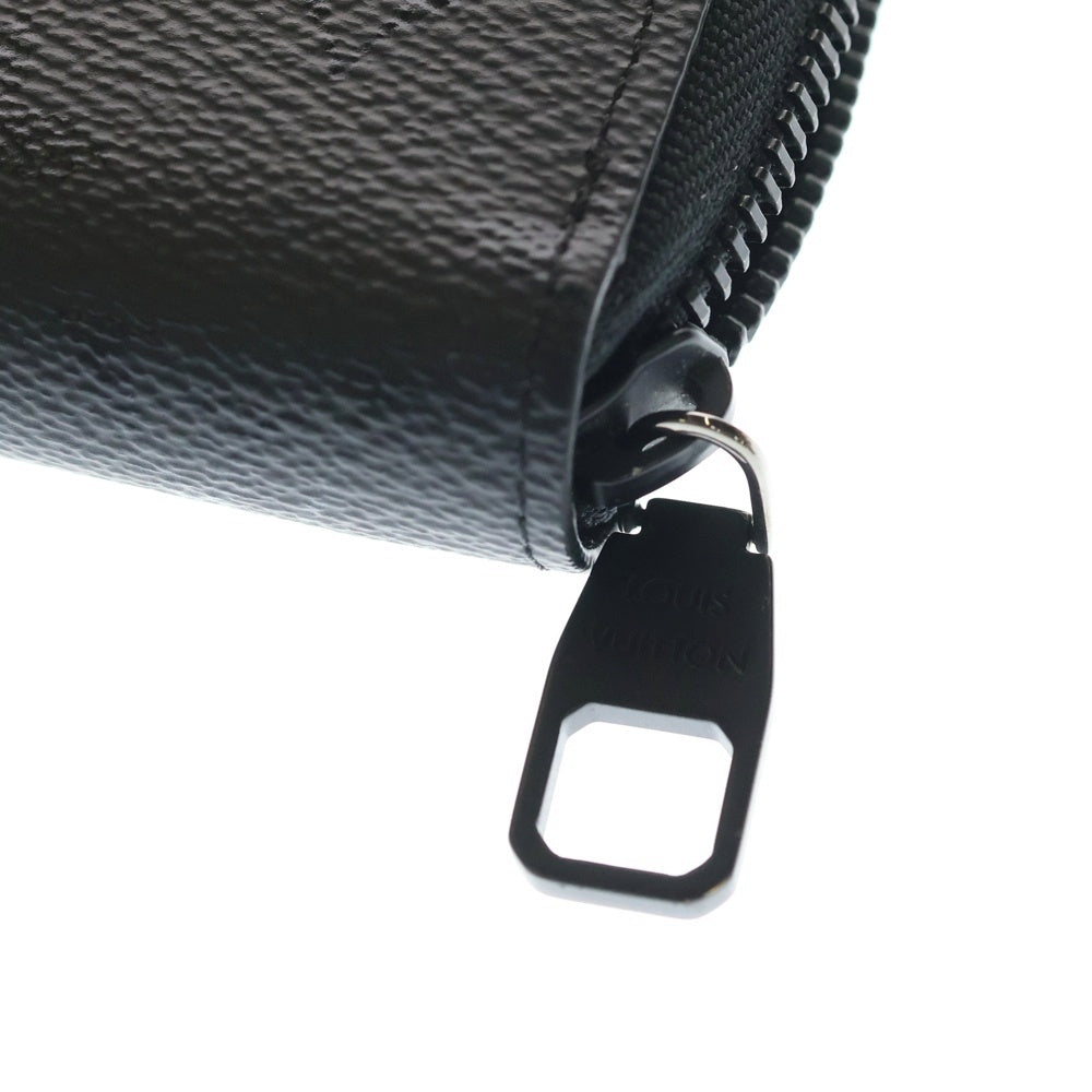 LOUIS VUITTON(ルイヴィトン) モノグラム・ミッドナイト ジッピー・ウォレット ホリゾンタル ロングウォレット 長財布 カードケース ブラック レザー M28048 ブラック金具
