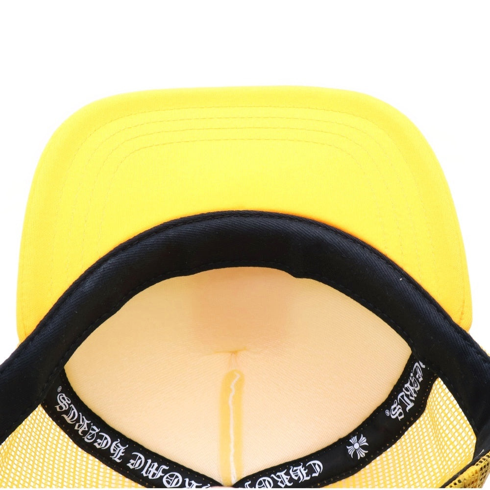 CHROME HEARTS(クロムハーツ) Trucker Cap Eyechart トラッカーキャップ アイチャート ロゴプリント 帽子 イエロー
