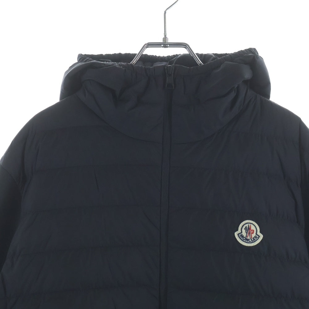 MONCLER(モンクレール) 24SS ニット切り替え フーデッド ジップアップ ダウンジャケット ブラック J10919B00009 M1124