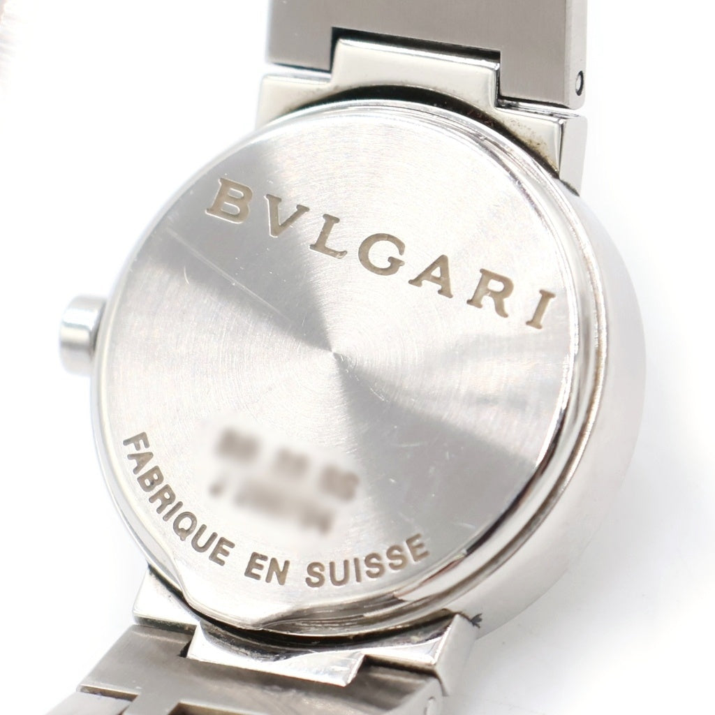 BVLGARI(ブルガリ) ブルガリブルガリ 黒文字盤 SS/QZ ステンレス クォーツ 電池式 腕時計 BB 23 SS レディース