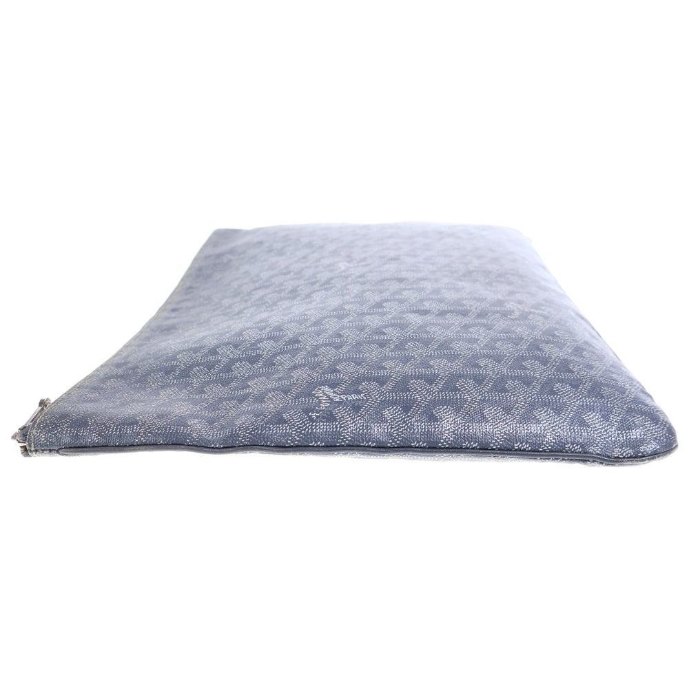 GOYARD(ゴヤール) セナMM セカンドバッグ クラッチバッグ ケース ポーチ グレー PVC シルバー金具