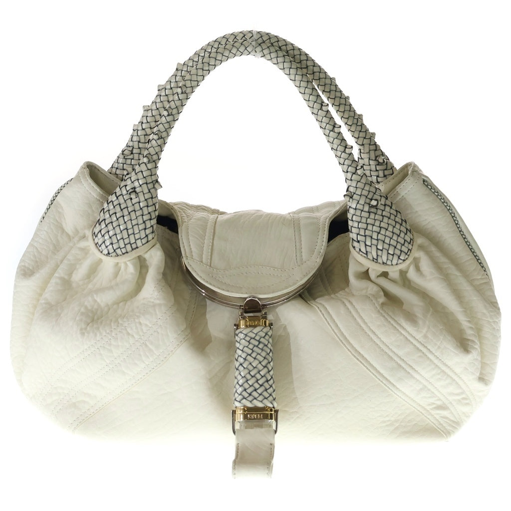 FENDI(フェンディ) スパイバッグ ショルダーバッグ ハンドバッグ ホワイト レザー 8BR511 レディース