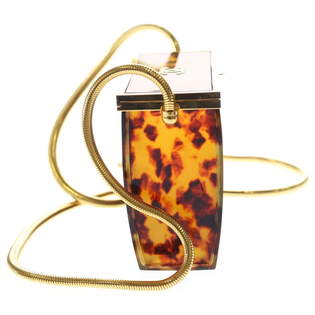 CHANEL(シャネル) ショルダーバッグ ミニショルダー ブラウン ゴールド金具 レディース