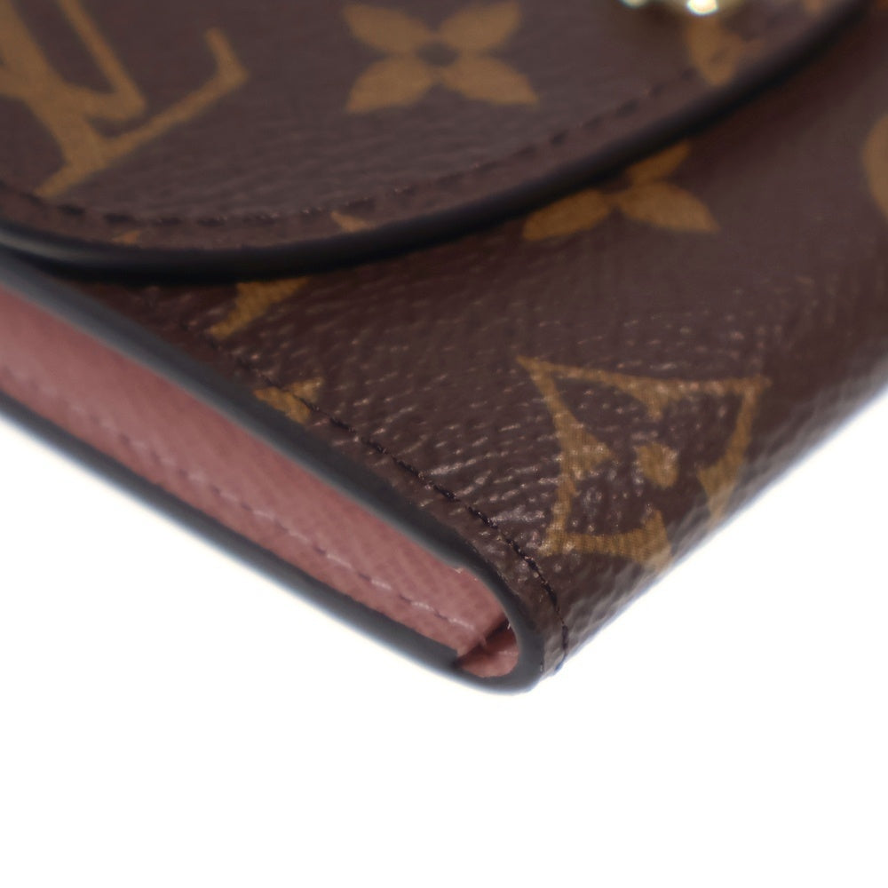 LOUIS VUITTON(ルイヴィトン) ポルトモネロザリ ローズバレリーヌ モノグラム PVC コインケース 財布 ゴールド金具 ブラウン M62361 レディース