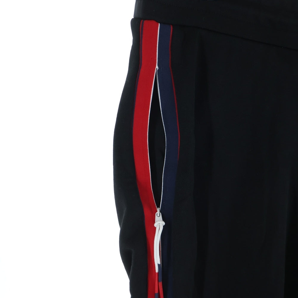 MONCLER(モンクレール) 22SS サイドライン ロゴプリント スウェット トラックパンツ ブラック H10918H00005 809KR