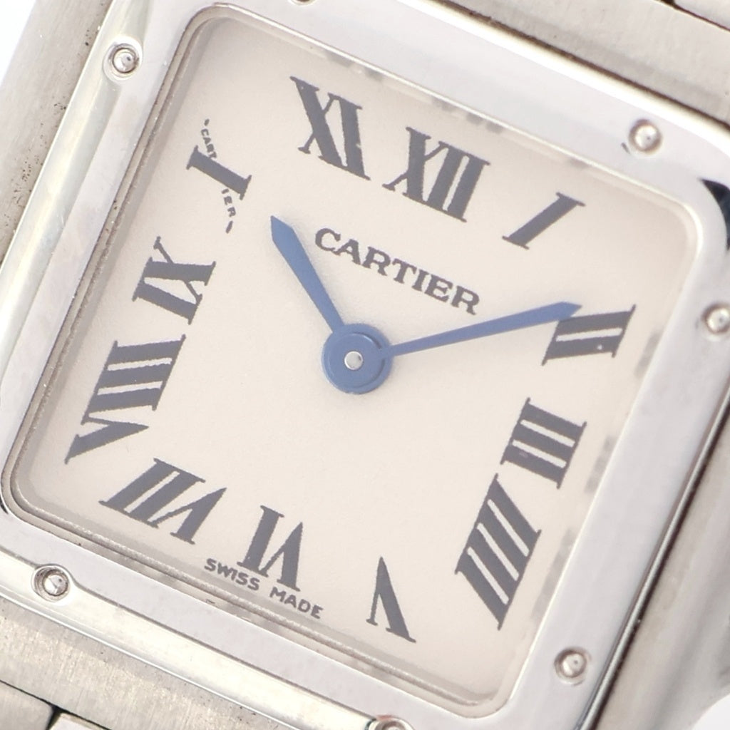 Cartier(カルティエ) パンテールSM クラシック&フィガロウォッチ アイボリー文字盤 SS/QZ ステンレス クォーツ 電池式 腕時計 W25033P5