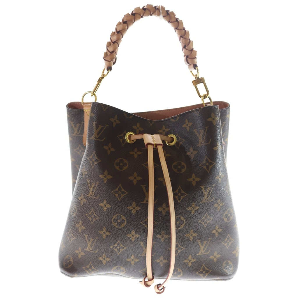 LOUIS VUITTON(ルイヴィトン) モノグラム ネオノエ ローズバレリーヌ 2WAYバッグ ショルダーバッグ ハンドバッグ ブラウン×ピンク レザー×PVC M44022 ゴールド金具 レディース