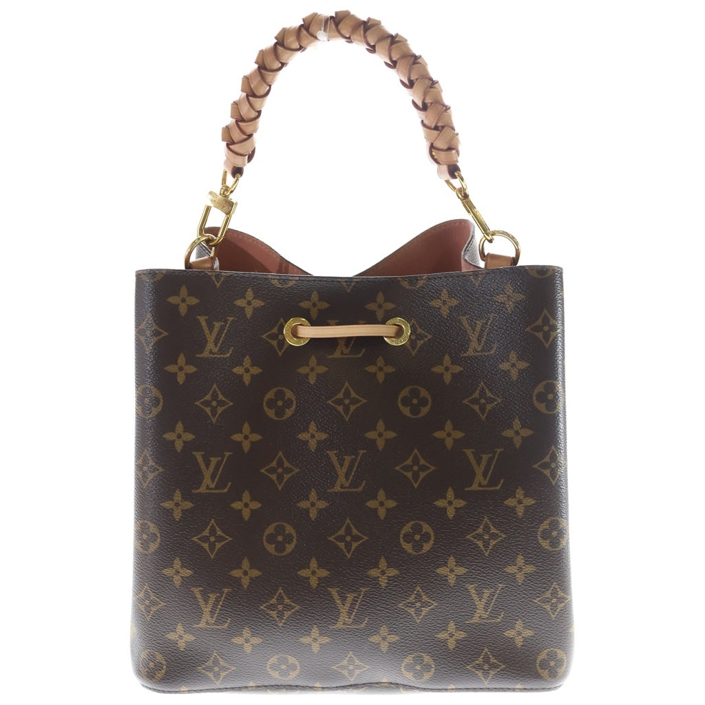 LOUIS VUITTON(ルイヴィトン) モノグラム ネオノエ ローズバレリーヌ 2WAYバッグ ショルダーバッグ ハンドバッグ ブラウン×ピンク レザー×PVC M44022 ゴールド金具 レディース