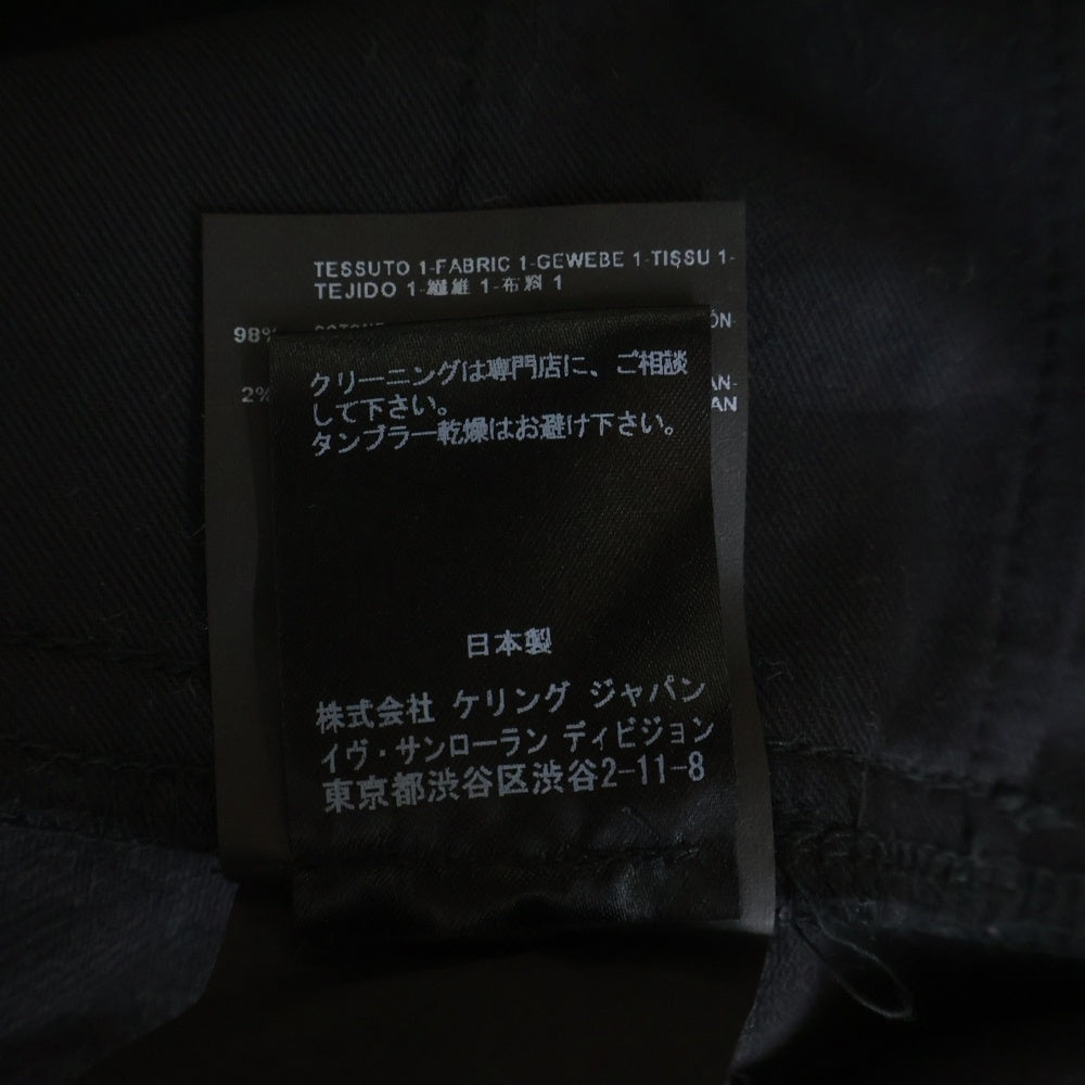 SAINT LAURENT PARIS(サンローランパリ) コットンパンツ ブラック M 355131
