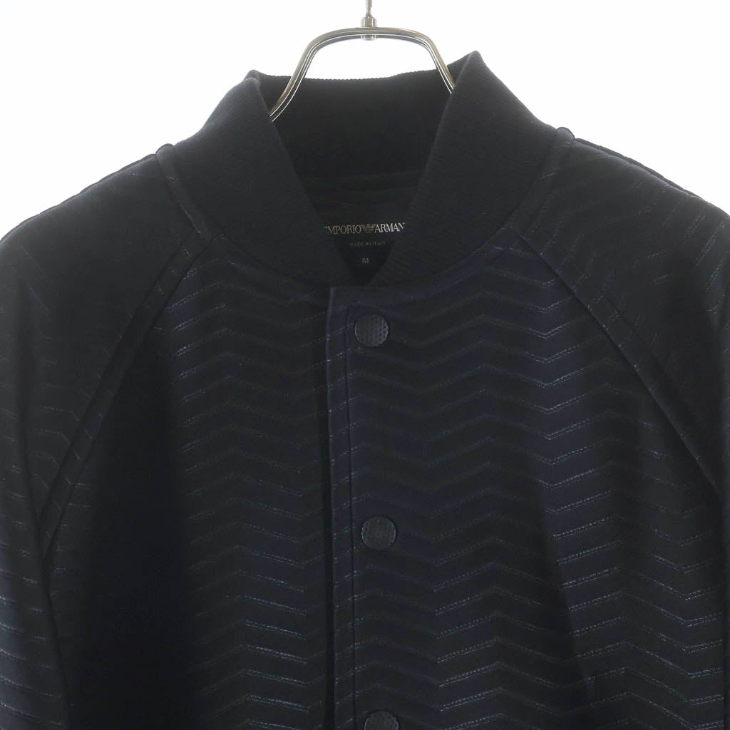 EMPORIO ARMANI(エンポリオアルマーニ) ボンバージャケット ジャケット ブラック コットン M M1B01J M16VJ