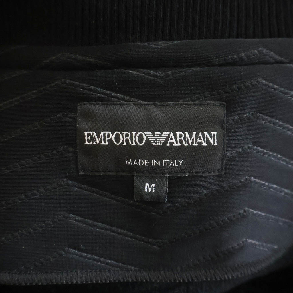 EMPORIO ARMANI(エンポリオアルマーニ) ボンバージャケット ジャケット ブラック コットン M M1B01J M16VJ