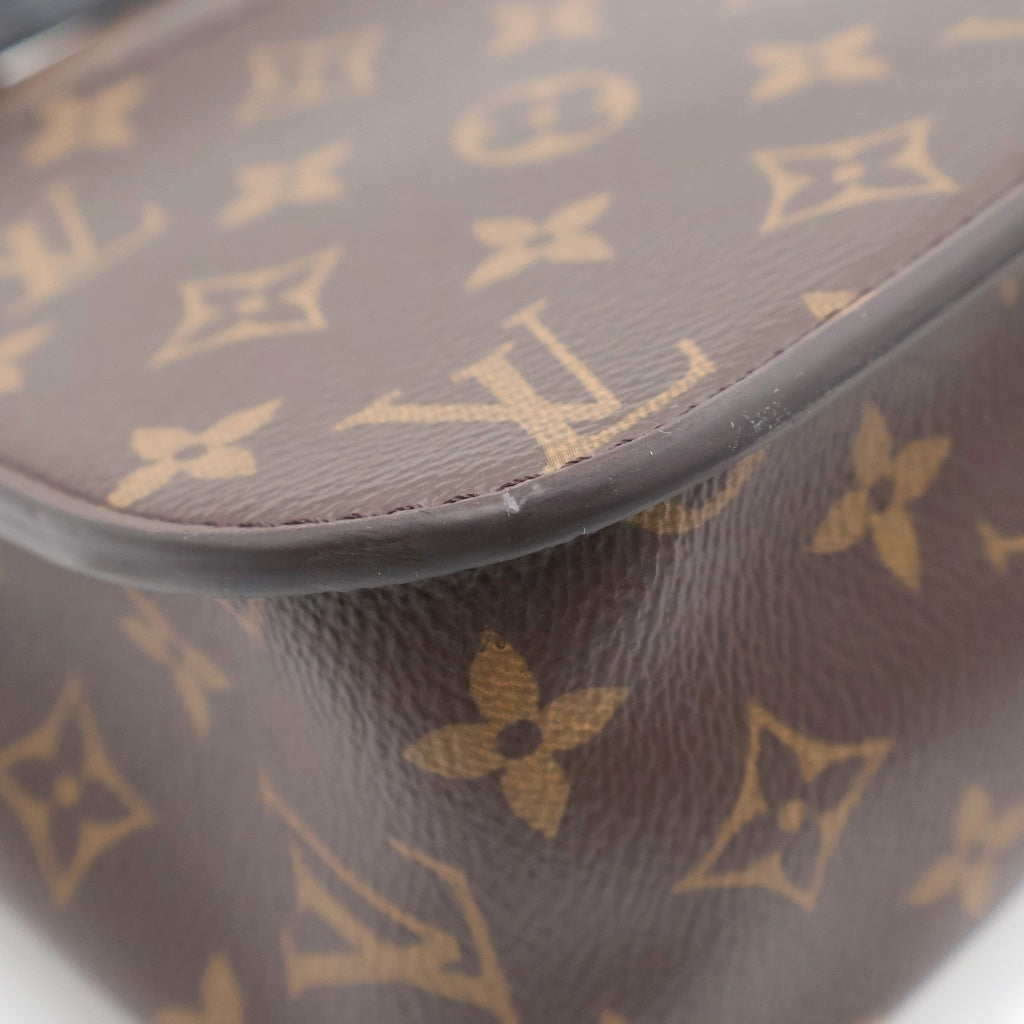 LOUIS VUITTON(ルイヴィトン) モノグラム パッシー チェーン ショルダーバッグ 肩掛けバッグ ブラウン/ブラック PVCレザー M45592 ゴールド金具 レディース