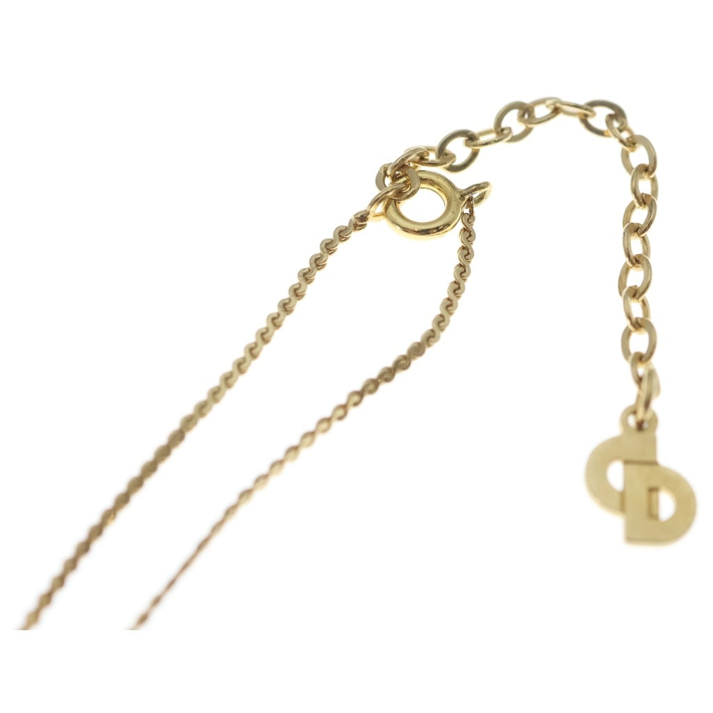 Christian Dior(クリスチャンディオール) CDロゴ ネックレス ゴールド GP レディース