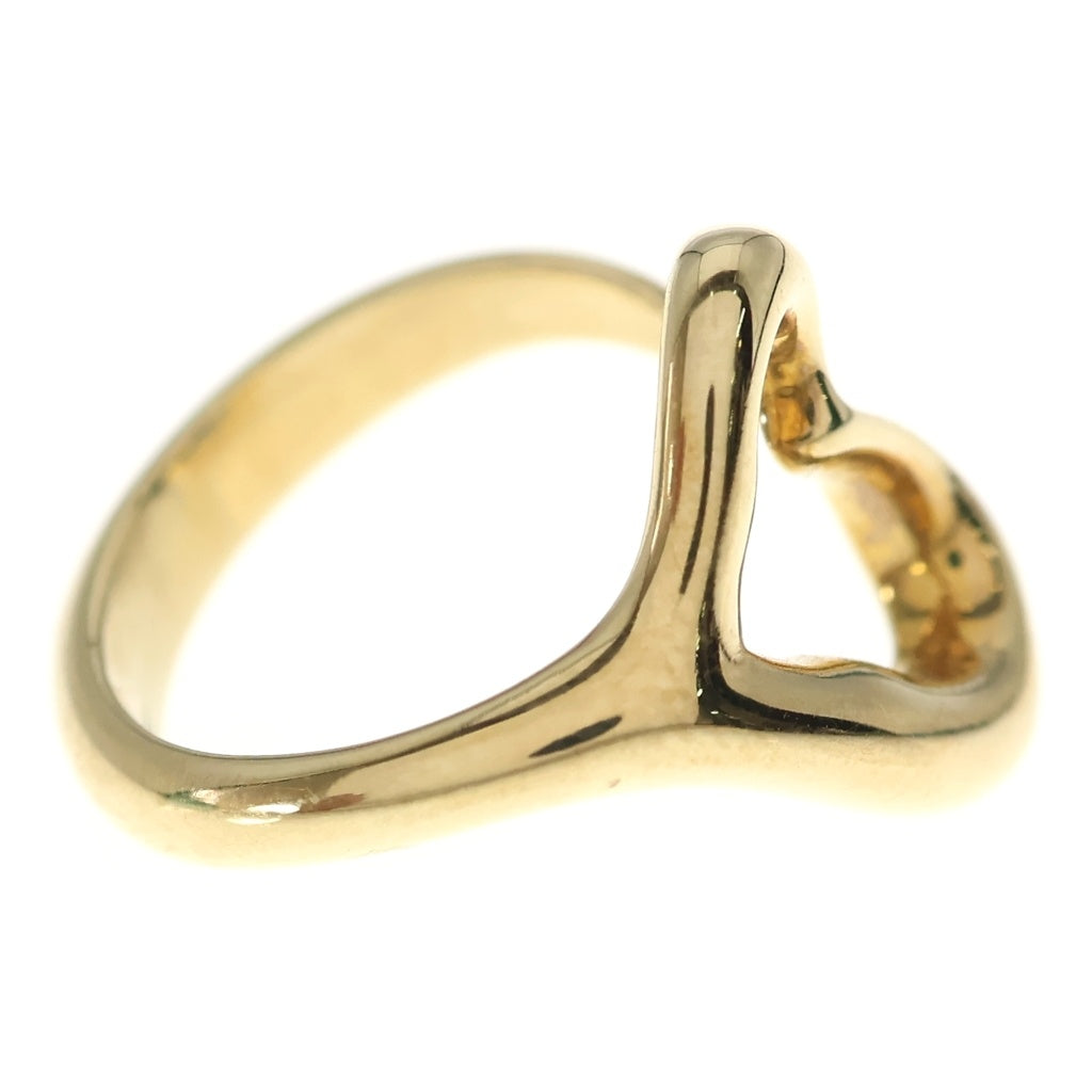 TIFFANY & Co.(ティファニー) エルサペレッティ オープンハート リング ゴールド 750 #8 レディース