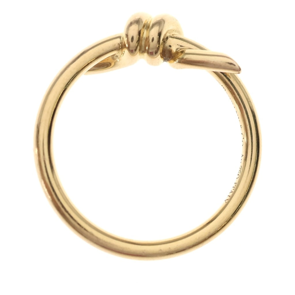 TIFFANY & Co.(ティファニー) ノットリング 指輪 ピンクゴールド 750 3.6g レディース