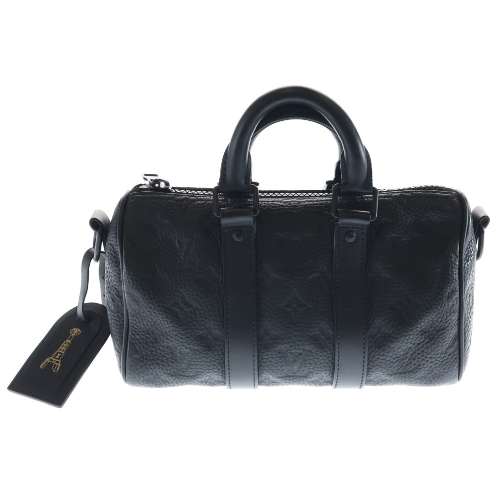 LOUIS VUITTON(ルイヴィトン) モノグラム トリヨン キーポルバンドリエール25 2WAYバッグ ショルダーバッグ ハンドバッグ ミニボストンバッグ ブラック レザー M20900 ブラック金具 レディース