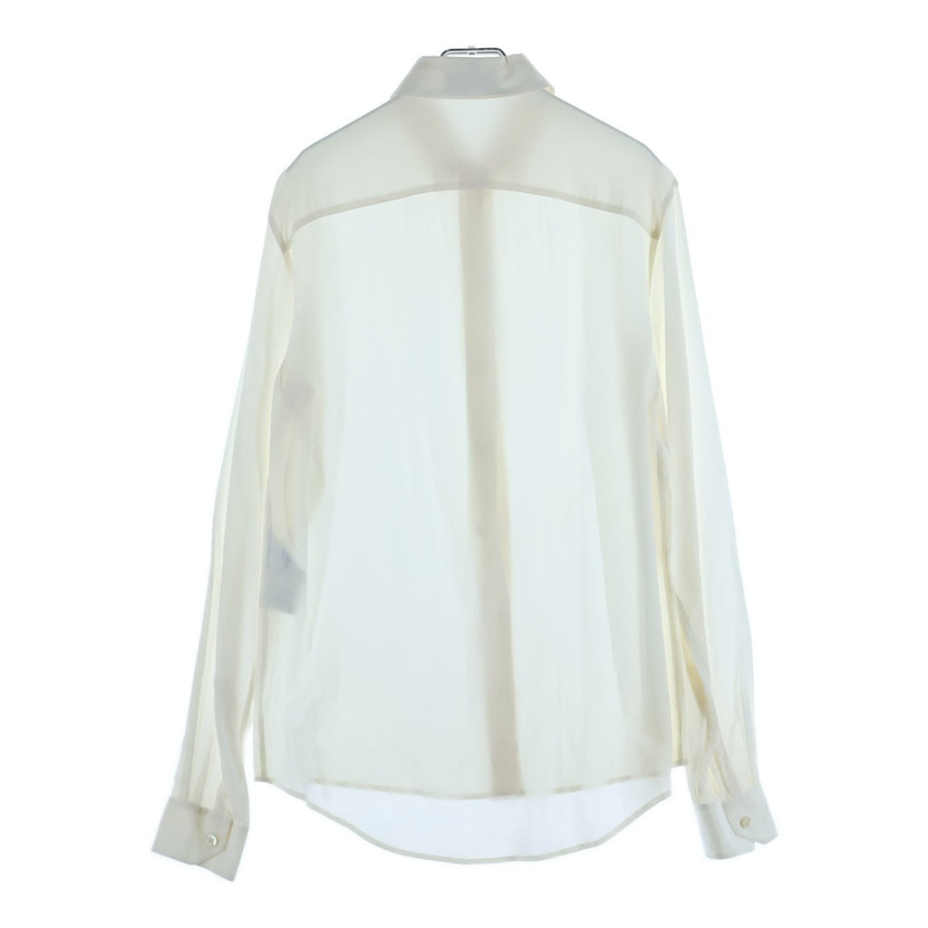 YVES SAINT LAURENT(イヴサンローラン) シルクシャツ アイボリー #36 レディース