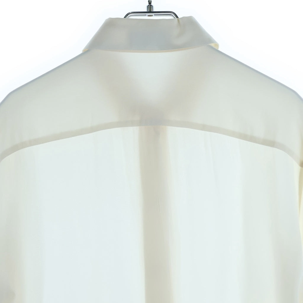 YVES SAINT LAURENT(イヴサンローラン) シルクシャツ アイボリー #36 レディース