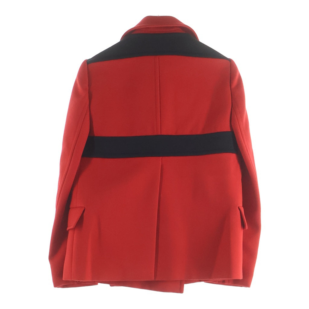 PRADA(プラダ) 金ボタン ジャケット レッド #38 レディース