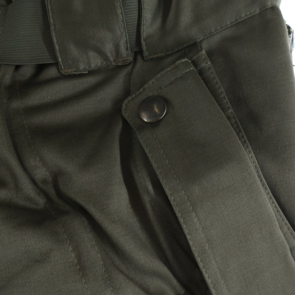 DOLCE & GABBANA(ドルチェアンドガッバーナ) 08AW ワイヤーデザイン カーゴ ハーフ ショートパンツ ショーツ カーキ G35VET FU6GC
