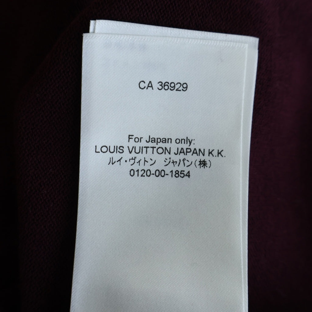 LOUIS VUITTON(ルイヴィトン) ショートスリーブ インタルシア 半袖ニット ボルドー RM232