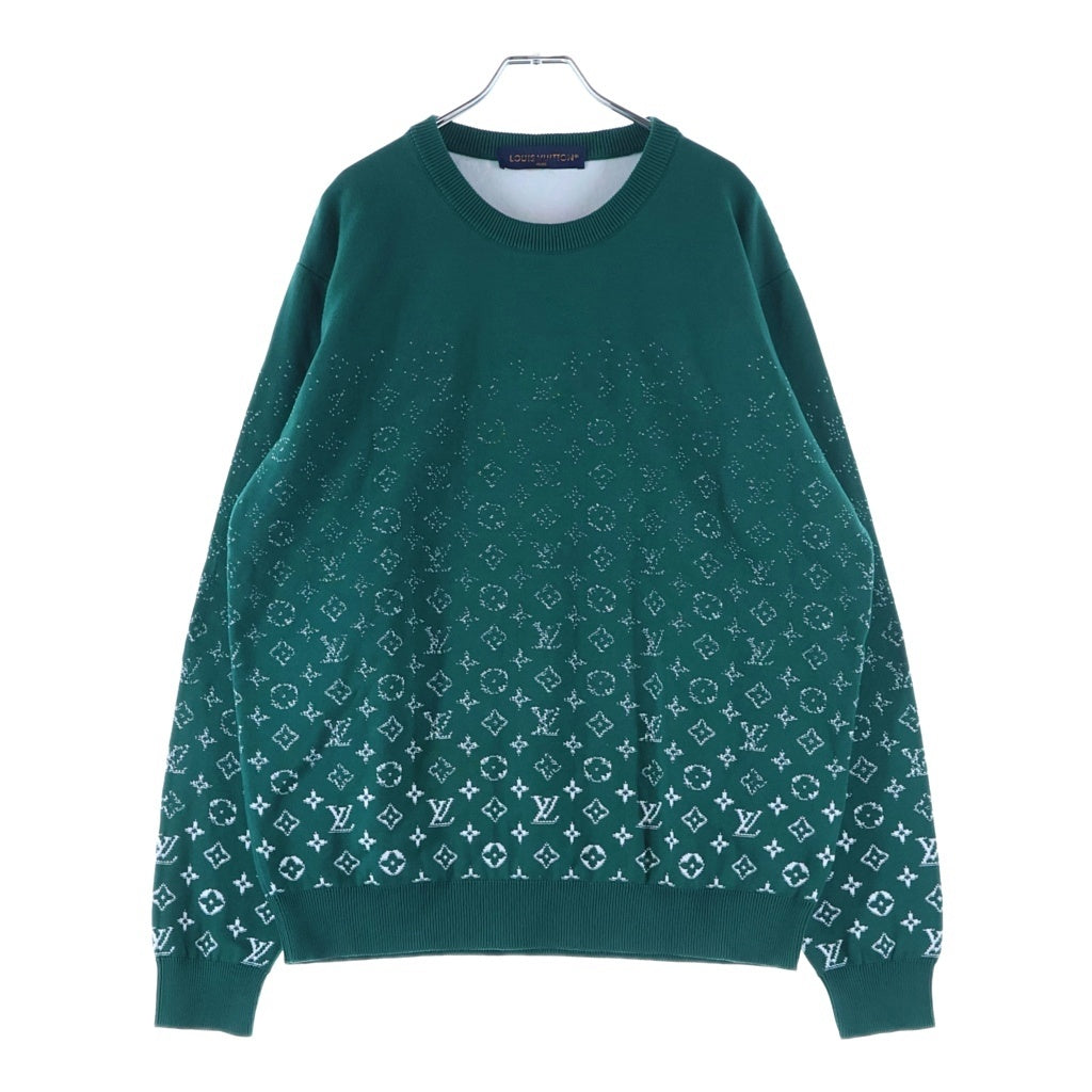 LOUIS VUITTON(ルイヴィトン) モノグラムグラディエントニット グリーン コットン RM232Q