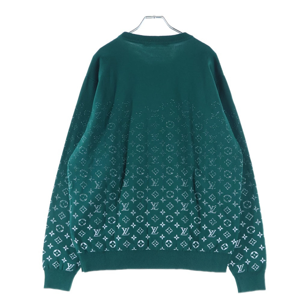 LOUIS VUITTON(ルイヴィトン) モノグラムグラディエントニット グリーン コットン RM232Q
