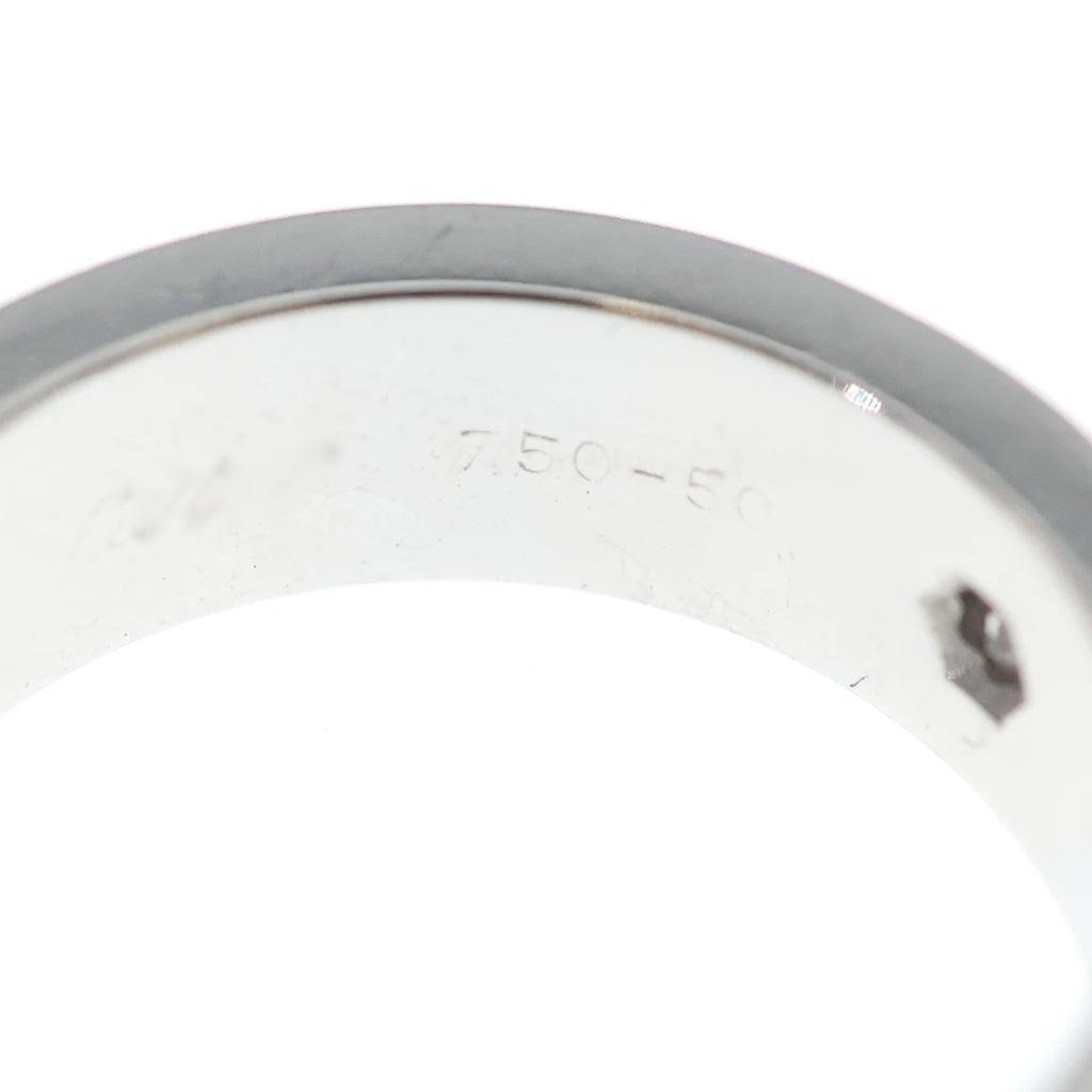 Cartier(カルティエ) ラブ リング ハーフ ダイヤモンド 3P ホワイトゴールド 750WG #50 レディース