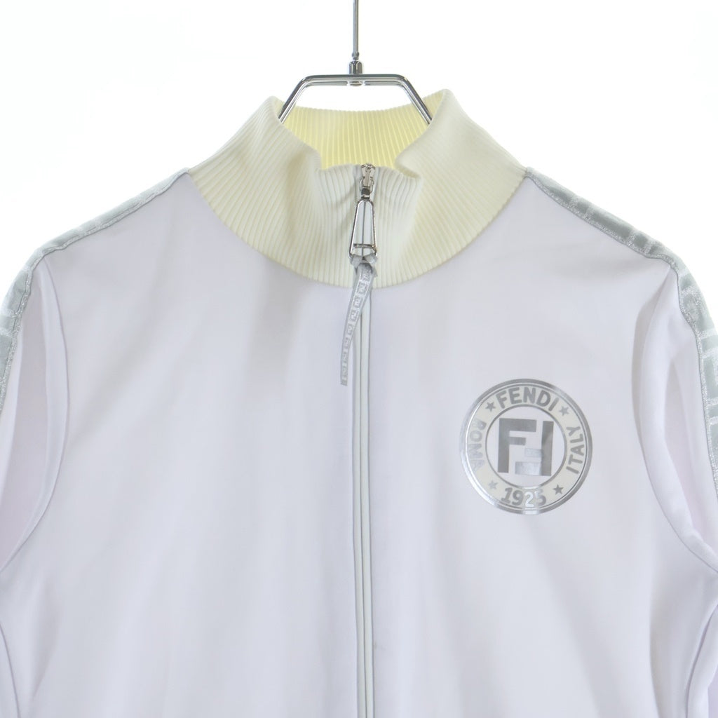 FENDI(フェンディ) トラックジャケット ホワイト ポリエステル レディース